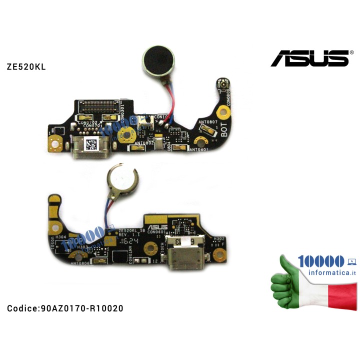 Connettore USB DC Power Board ASUS ZenFone 3 ZE520KL (Z017D)