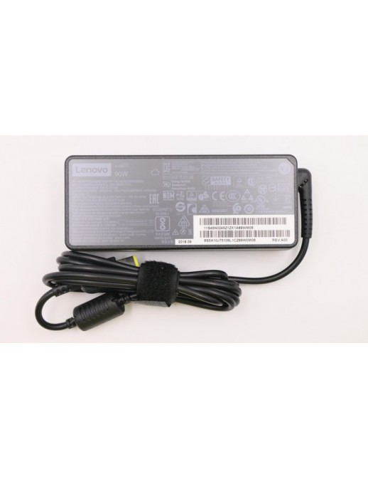 Lenovo 90W laptop charger, 20V output, 4.5A current, designed per compatibility with Lenovo laptops.