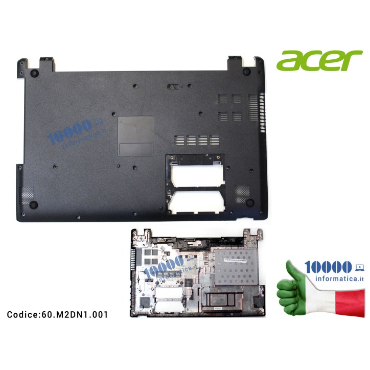 Bottom Case Scocca Inferiore ACER Aspire V5-571 V5-531 V5-571G V5-531G Lower Case 7mm 60.4VM76.003 Bottom Case Scocca Inferiore ACER Aspire V5-571 V5-531 V5-571G V5-531G Lower Case 7mm 60.4VM76.003