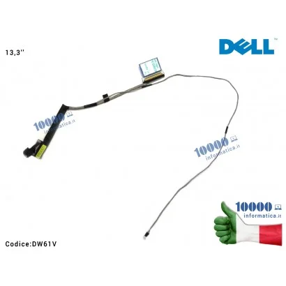DW61V Cavo Flat LCD DELL Latitude 3330 E3330 L3330 (13,3'') 0DW61V CN-0DW61V