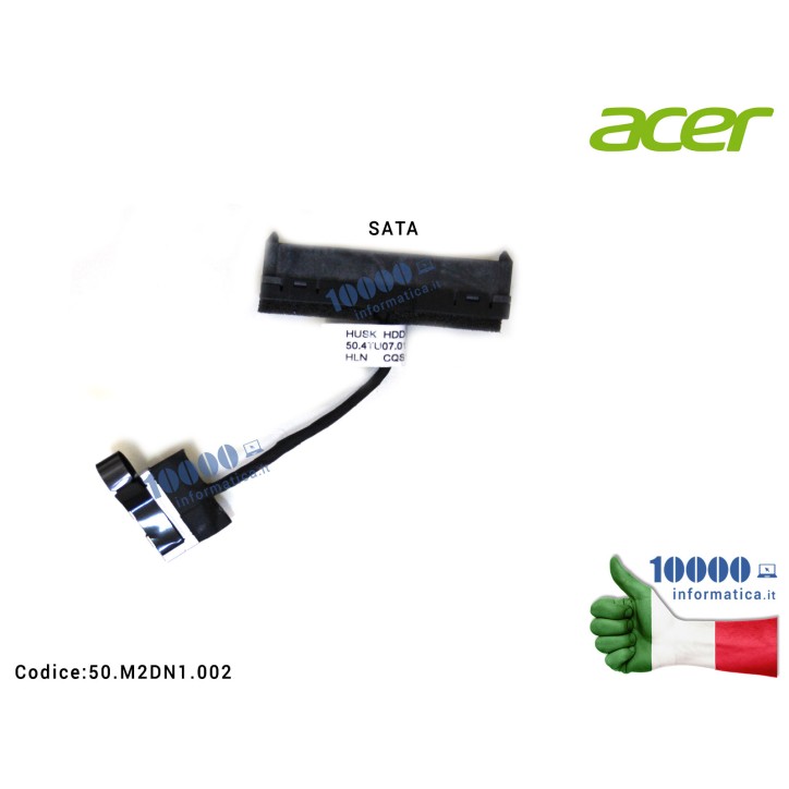 Cavo Hard Disk HDD ACER Aspire MS2360 V5-471 V5-431 V5-571 V5-531G 50.4TU07.002