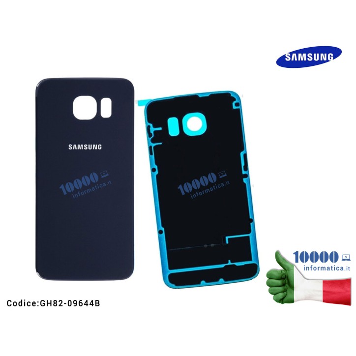 Cover Posteriore Batteria SAMSUNG Galaxy S6 Edge SM-G925 SM-G925F (BLU zaffiro)