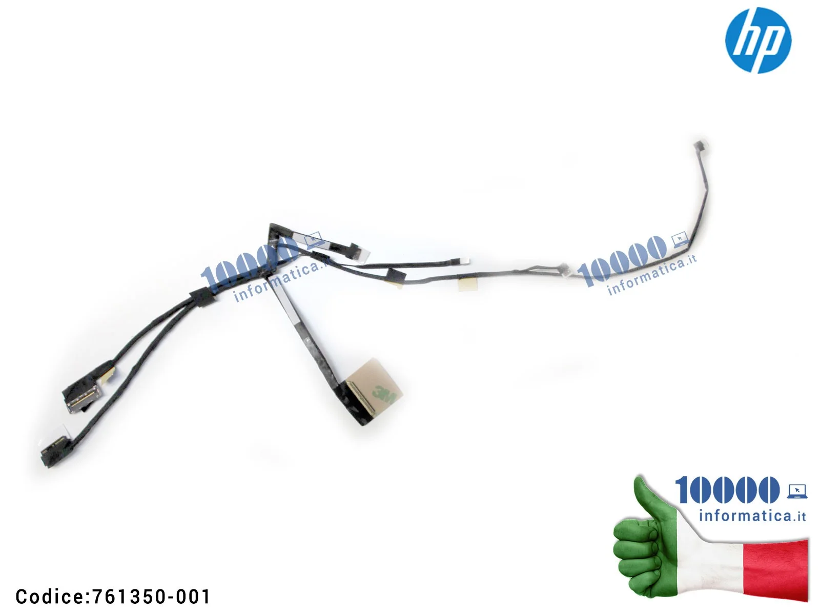 761350-001 Cavo Flat LCD HP Pavilion 11-N 11-N029TU X360 11-N010DX RT3290-C 761350-001 Cavo Flat LCD HP Pavilion 11-N 11-N029TU X360 11-N010DX RT3290-C