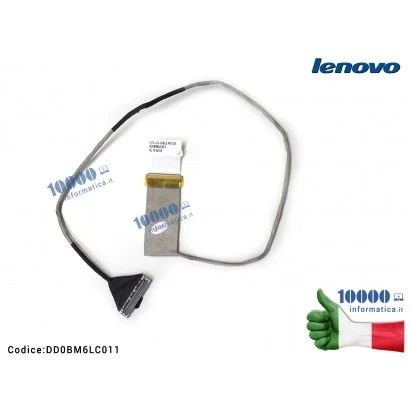 Cavo Flat LCD LENOVO Essential IdeaPad B5400 M5400 BM6 DD0BM6LC11 DD0BM6LC001 DD0BM6LC021
