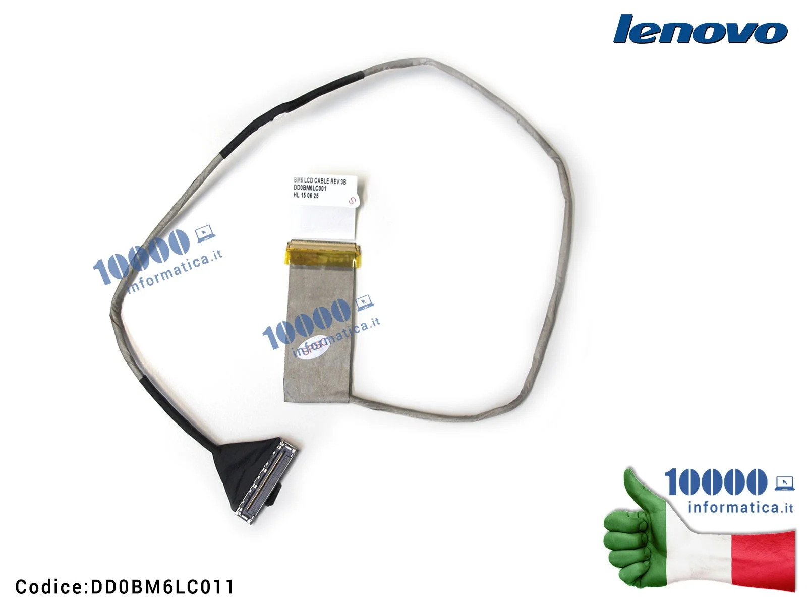 DD0BM6LC011 Cavo Flat LCD LENOVO Essential IdeaPad B5400 M5400 BM6 DD0BM6LC11 DD0BM6LC001 DD0BM6LC021