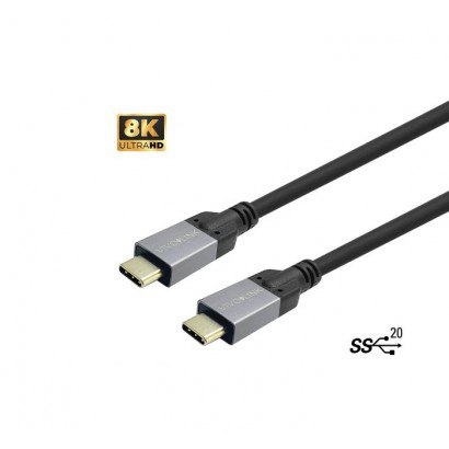 Vivolink USB-C to USB-C Cable 2m USB3.2 Supports 20 Gbps data Certified for business