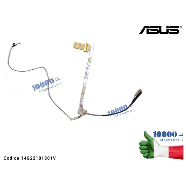 Cavo Flat LCD ASUS N43J N43JF N43JM N43JQ N43S N43SL N43SM N43SN 14G22101801V