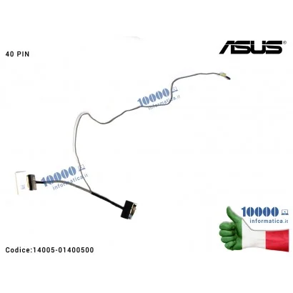 Cavo Flat LCD ASUS X455 K455 A455 X455LD X455LJ X455LF [40 PIN] 14005-01400500