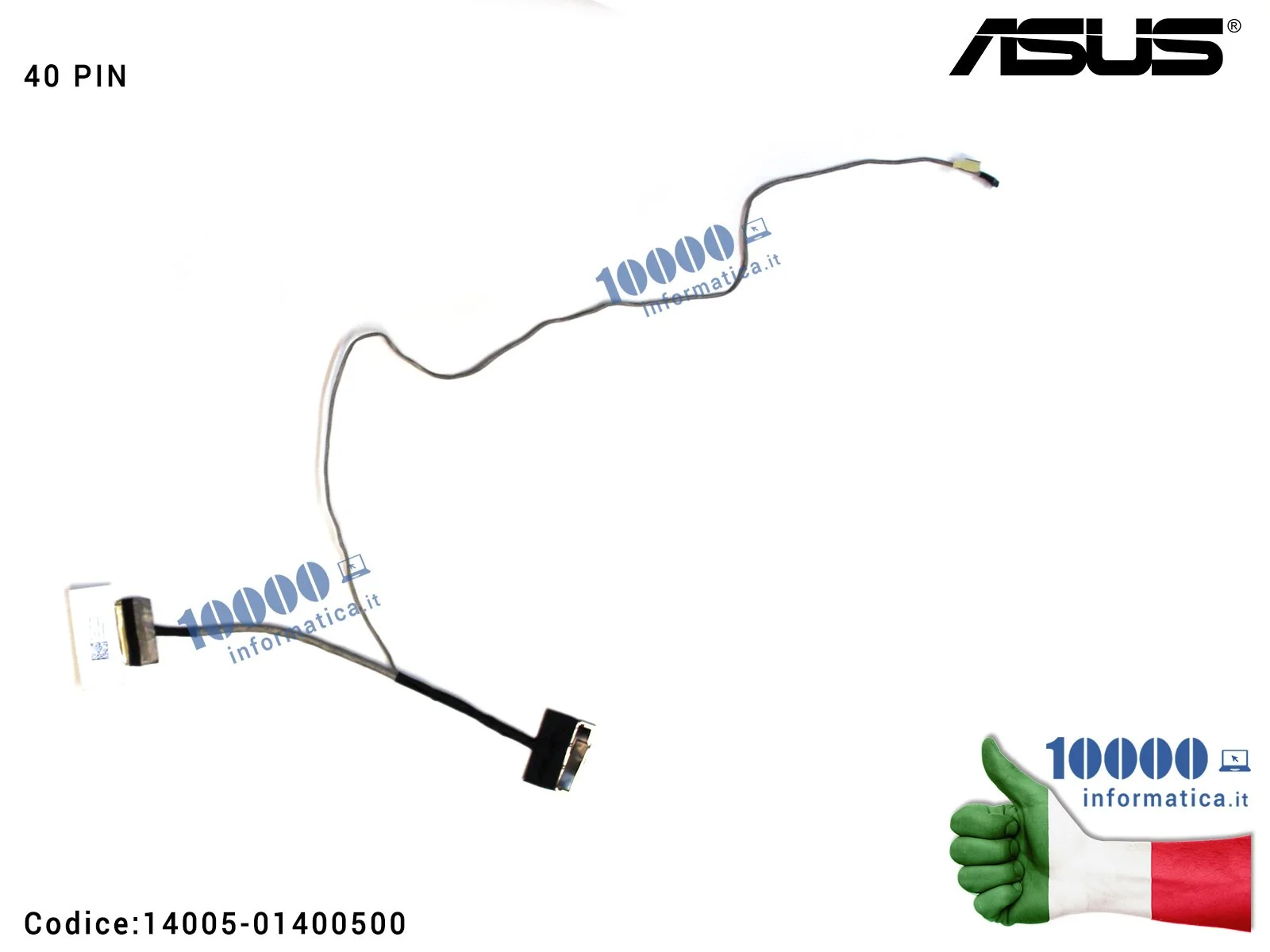 14005-01400500 Cavo Flat LCD ASUS [40 PIN] X455 K455 A455 X455LD X455LJ X455LF 14005-01400500