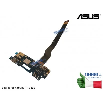90AX0080-R10020 Connettore USB DC Power Board ASUS ZenFone 3 Max ZC520TL (X008D)