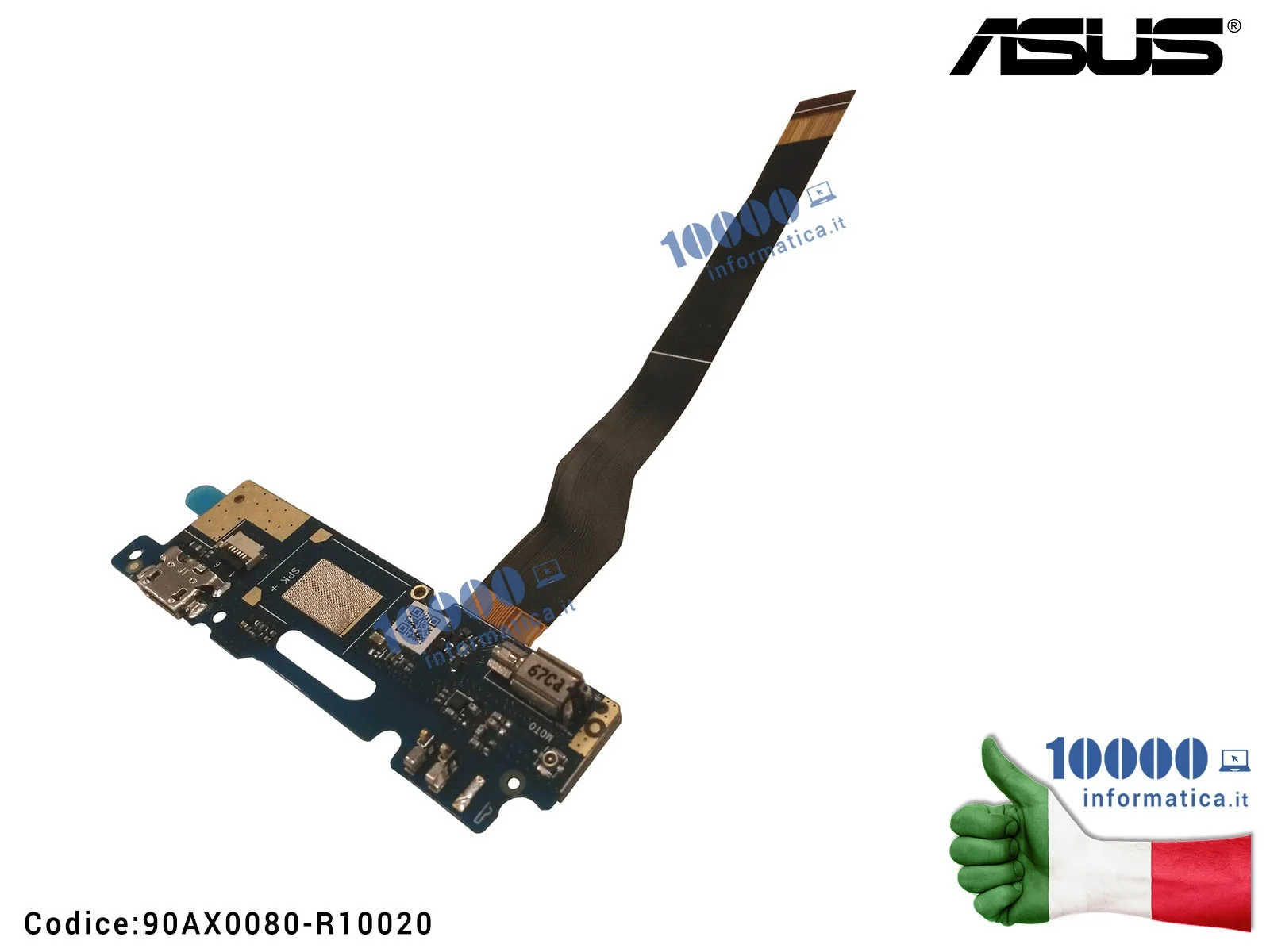 90AX0080-R10020 Connettore USB DC Power Board ASUS ZenFone 3 Max ZC520TL (X008D)