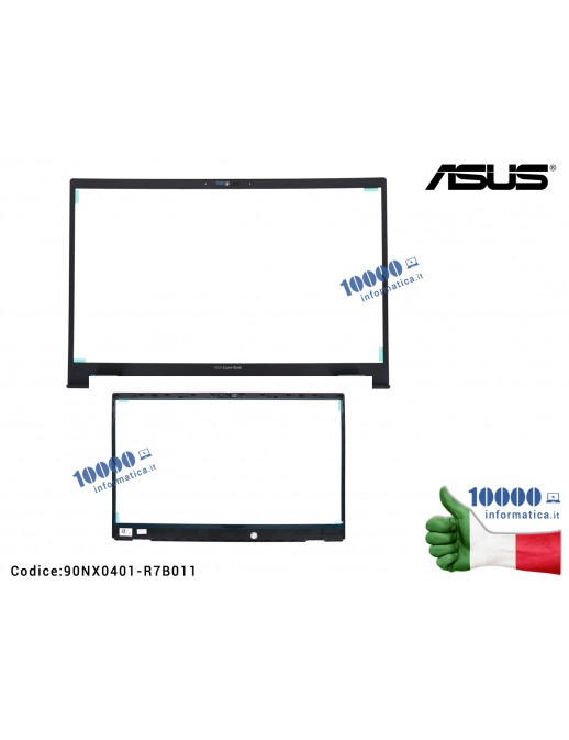 Cornice LCD ASUS B1500 L1500 X516 ExpertBook B1 L1500CDA L1501CDA B1500CEPE B1500CEAE (Star Black) Bezel 90NX0401-R7B011