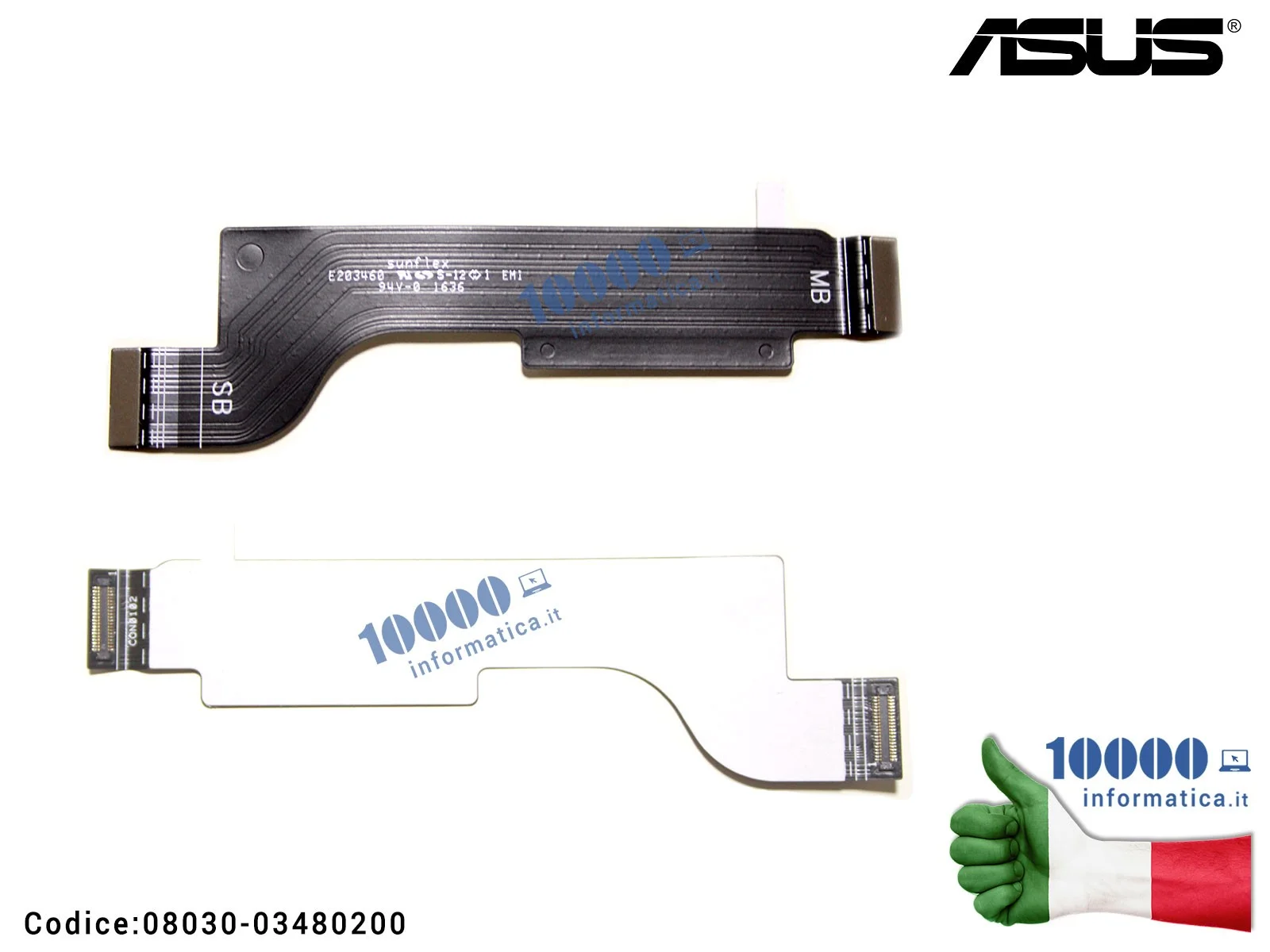 08030-03480200 Cavo Collegamento IO FPC R1.0 Connettore ASUS ZenFone 3 ZE520KL (Z017D) 08030-03480200 Cavo Collegamento IO FPC R1.0 Connettore ASUS ZenFone 3 ZE520KL (Z017D)