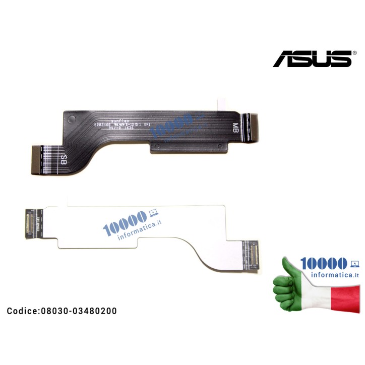 Cavo Collegamento IO FPC R1.0 Connettore ASUS ZenFone 3 ZE520KL (Z017D) 08030-03480200 Cavo Collegamento IO FPC R1.0 Connettore ASUS ZenFone 3 ZE520KL (Z017D) 08030-03480200