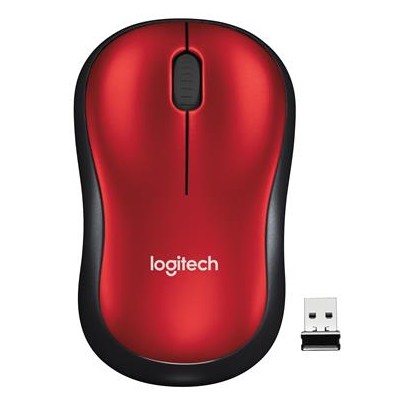 LOGITECH M185 Mouse red