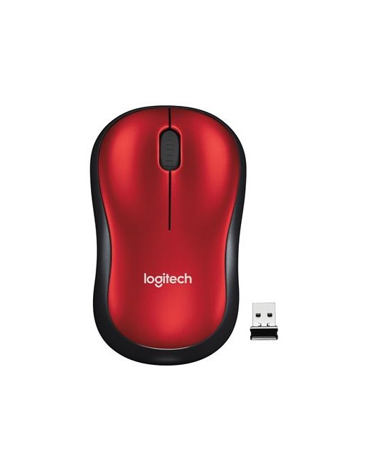 LOGITECH M185 Mouse red