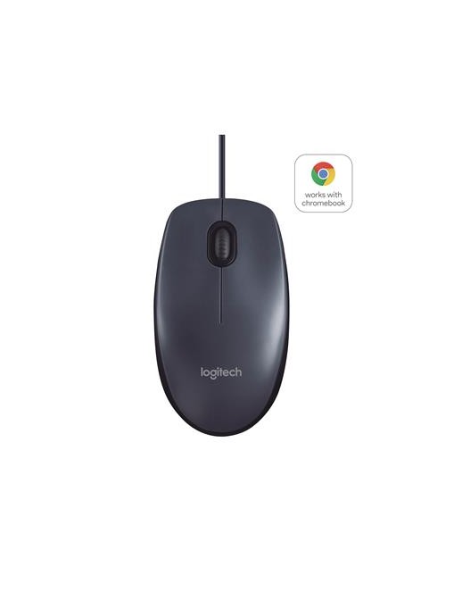 LOGITECH B100 MOUSE Blk