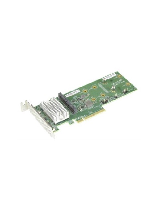 AOC-SLG3-2H8M2-O SMC Hybrid NVMe/SATA M.2 RAID