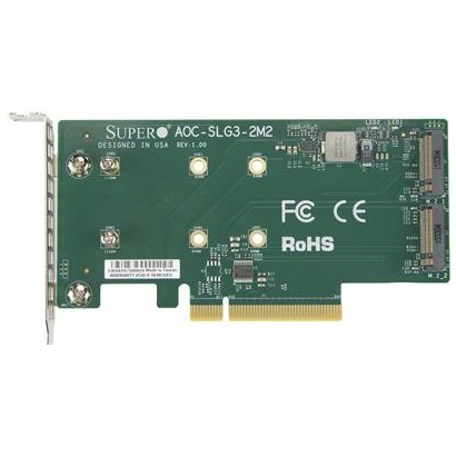 AOC-SLG3-2M2-O Supermicro AOC-SLG3-2M2