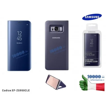EF-ZG950CLE Cover Clear View SAMSUNG Galaxy SM-G950F Galaxy S8 [BLU]