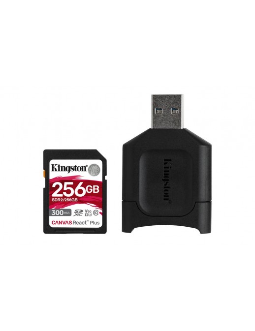 MLPR2/256GB KT SDXC ReactPl/256GB + Reader