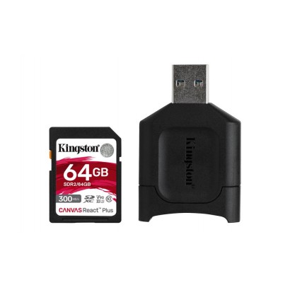 MLPR2/64GB KT SDXC ReactPl/64g + sdReader