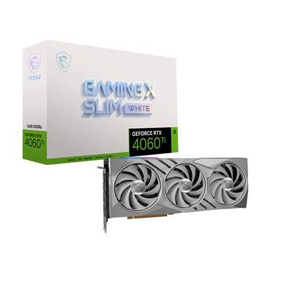RTX4060TIGAMXSLIMW16 MSI RTX4060Ti GAM X SLIM WH 16