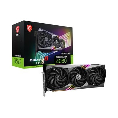 RTX408016GBGAMXTRIO MSI RTX 4080 16G GAMING X TRIO