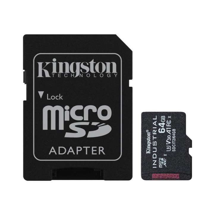 KT 64GB microSDXC Ind C10 +adp KT 64GB microSDXC Ind C10 +adp