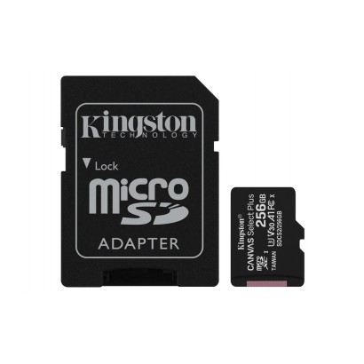 KT 256GB mSDXC 100R A1 + ADAP