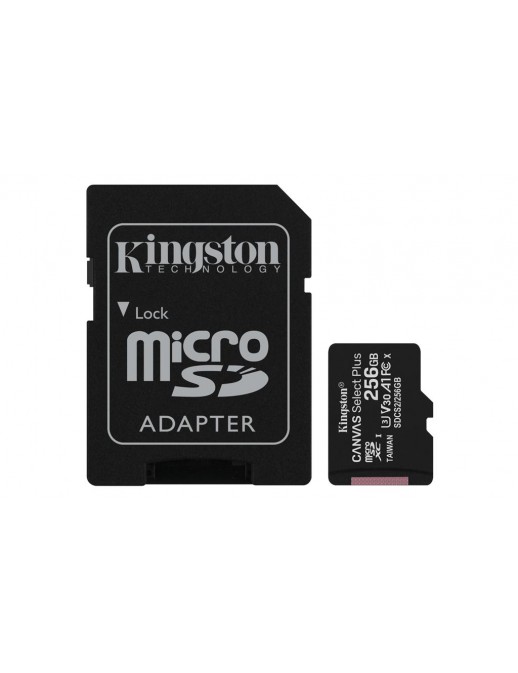 KT 256GB mSDXC 100R A1 + ADAP