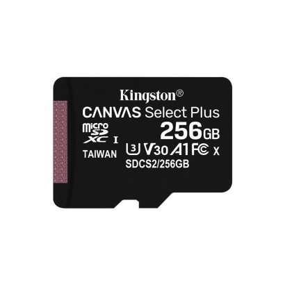 KT 256GB mSDXC 100R A1 NO ADP