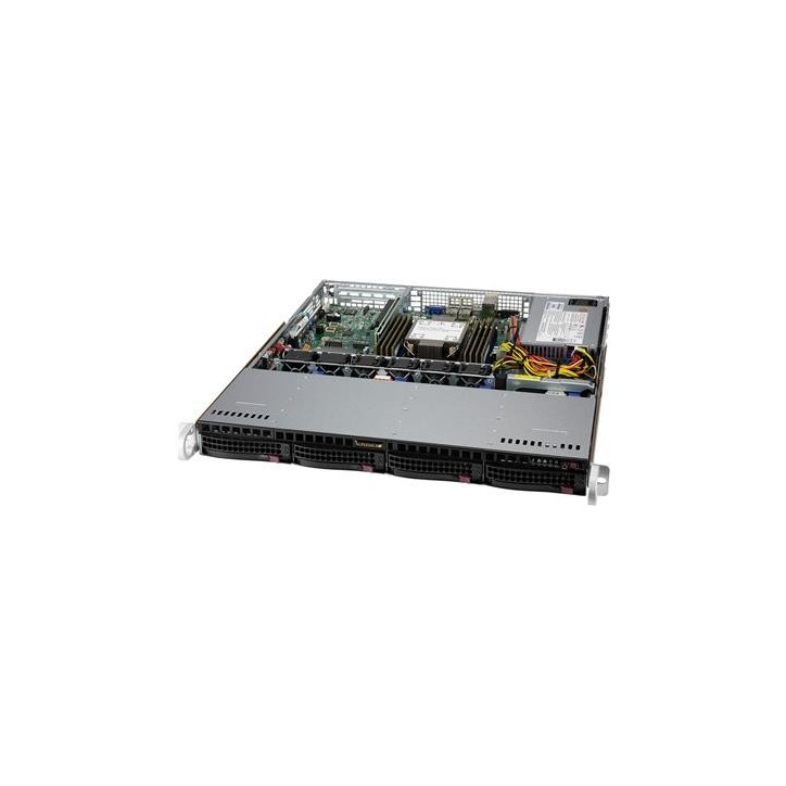 SM UP 1U X12SPOF CSE813MF