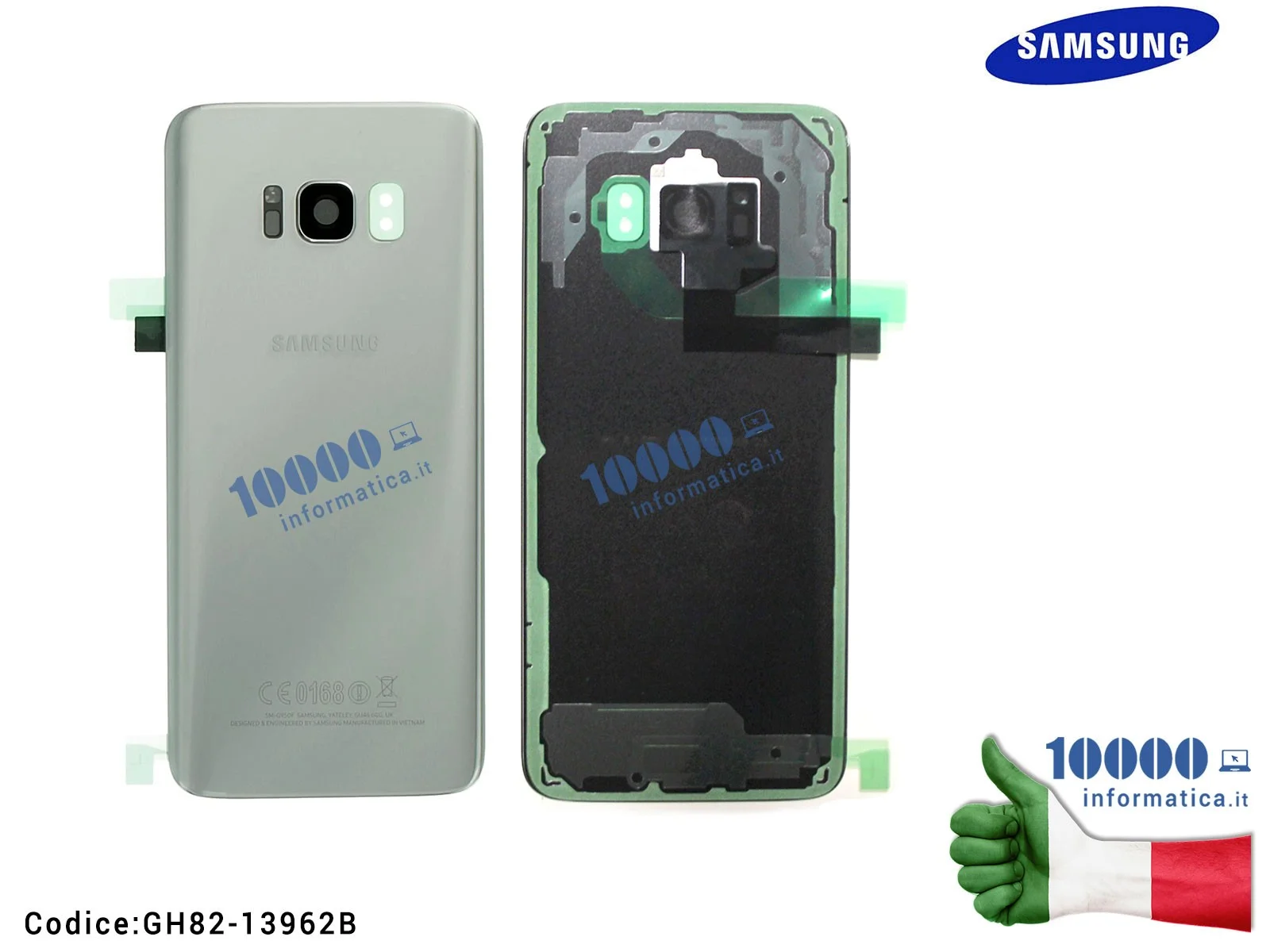 GH82-13962B Cover Posteriore Batteria SAMSUNG Galaxy S8 SM-G950F [SILVER]