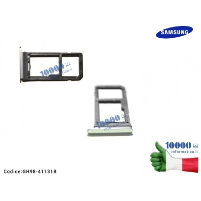 GH98-41131B Carrello SIM Tray SAMSUNG Galaxy S8 SM-G950F [SILVER] GH98-41131B