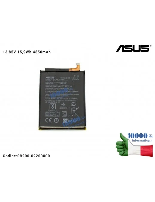 0B200-02200000 Batteria C11P1611 ASUS ZenFone 3 Max ZC520TL (X008D) [3,85V 15,9Wh 4130mAh]