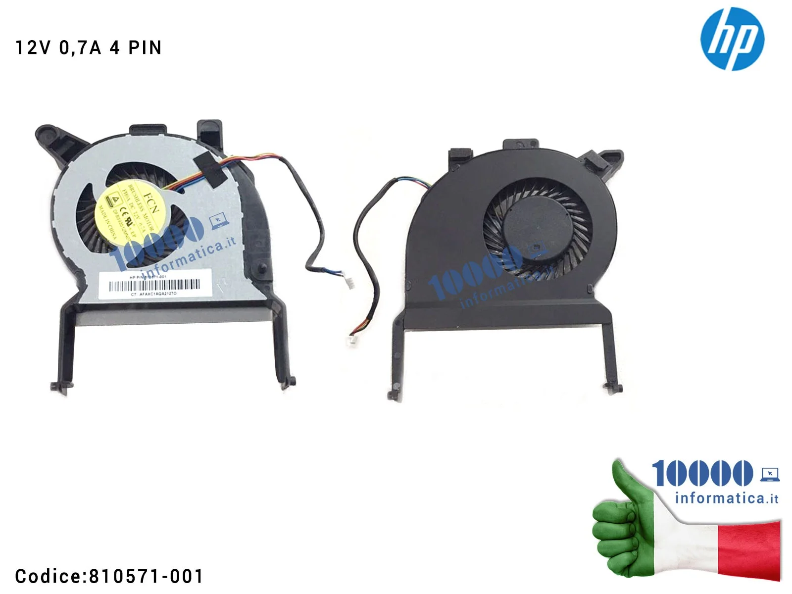810571-001 Ventola di Raffreddamento Fan CPU HP Elitedesk 800 G2 EliteOne 800 G2 Elitedesk 705 810571-001 810571-001 Ventola di Raffreddamento Fan CPU HP Elitedesk 800 G2 EliteOne 800 G2 Elitedesk 705 810571-001