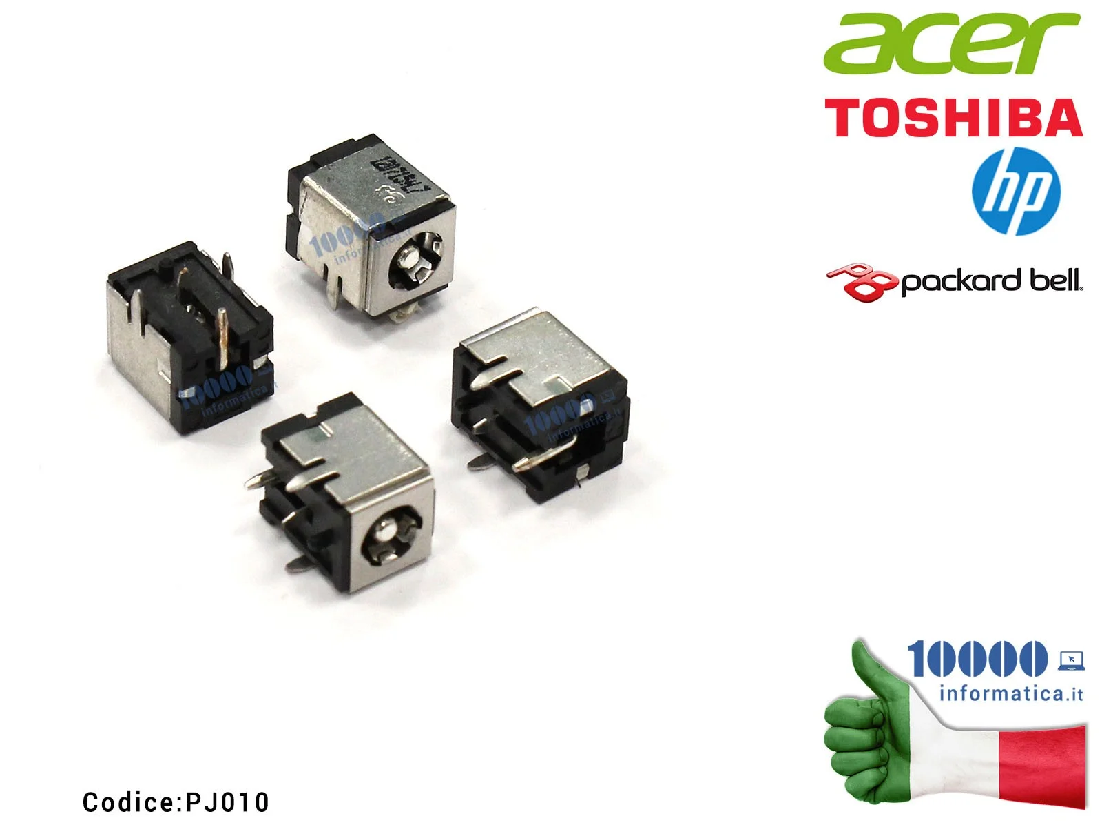 PJ010 Connettore di Alimentazione DC Power Jack PJ010 TOSHIBA M35X ACER Aspire 1671 1672 1670 1673 HP ZD serie PJ010 Connettore di Alimentazione DC Power Jack PJ010 TOSHIBA M35X ACER Aspire 1671 1672 1670 1673 HP ZD serie