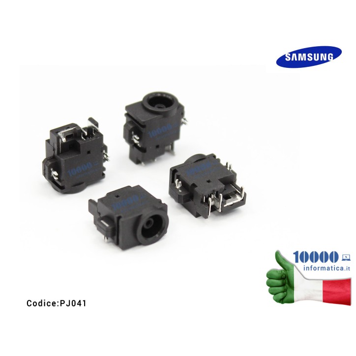 Connettore DC Power Jack PJ041 SAMSUNG R40 R60 R700 P40 X60 NP-Q68 NP-N130 R464 R465 R468 R470 R510
