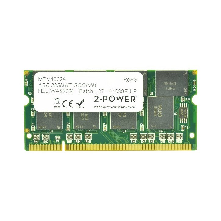 2P-314114-B25 1GB PC2700 333MHz SODIMM