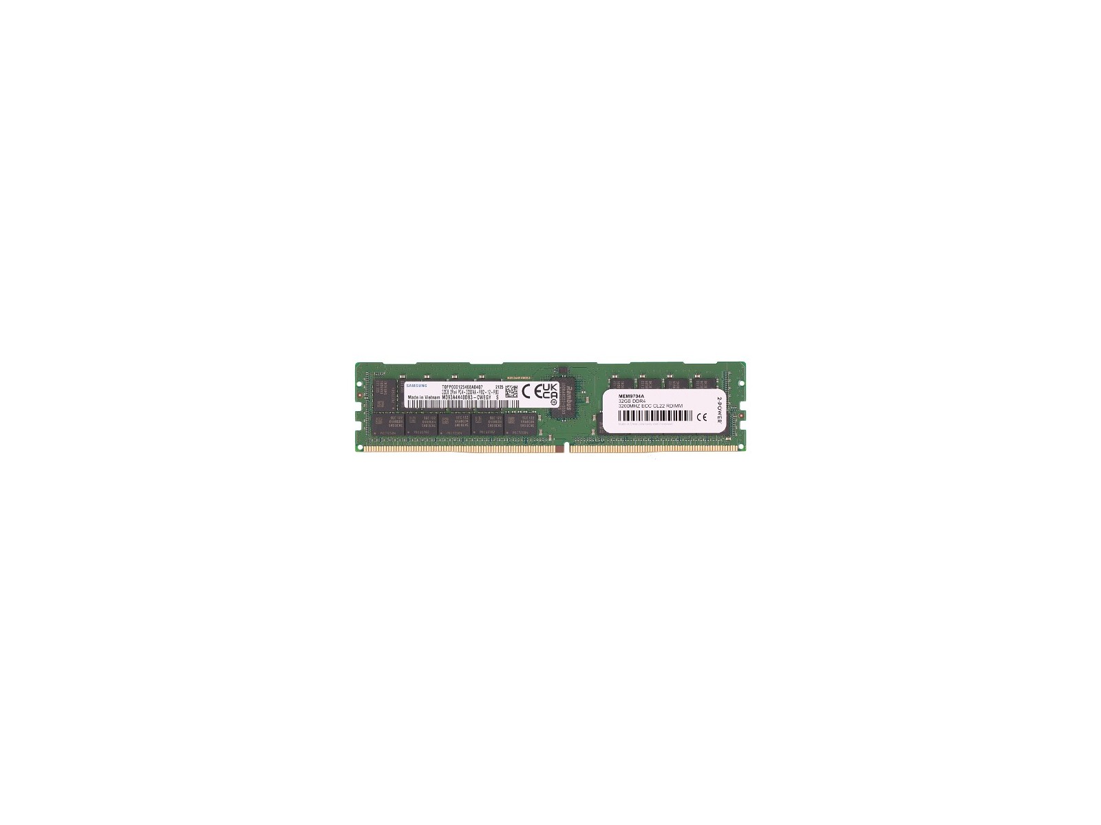 2P-370-AEVN 2P-370-AEVN 32GB DDR4 3200MHz ECC CL22 RDIMM 2P-370-AEVN 2P-370-AEVN 32GB DDR4 3200MHz ECC CL22 RDIMM