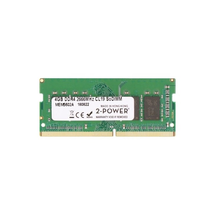 2P-3TQ34AA 4GB DDR4 2666MHz CL19 SoDIMM 2P-3TQ34AA 4GB DDR4 2666MHz CL19 SoDIMM