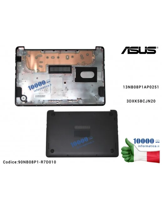 90NB08P1-R7D010 Bottom Case Cover Lower Inferiore ASUS K501L K501LB K501LX K501U K501UB K501UQ K501UW K501UX 13NB08P1AP0251 3...
