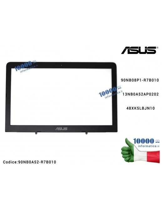 90NB0A52-R7B010 Cornice Display Bezel LCD ASUS K501L K501LB K501U K501UB K501UQ K501UW K501UX 90NB08P1-R7B010 13NB0A52AP02024...