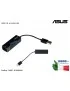 14001-01040000 Adattatore USB 3.0 a RJ45 LAN Dongle ASUS ZenBook Pro 15 UX580 UX580DG 10/100/1000 Mbps