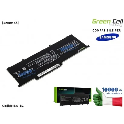 SA18Z Batteria AA-PBXN4AR Green Cell Compatibile per SAMSUNG NP900X3B NP900X3C NP900X3D [5200mAh]