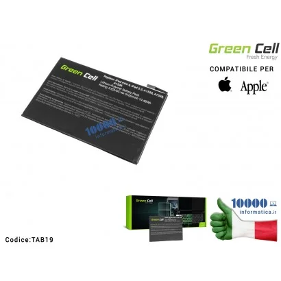 TAB19 Batteria Green Cell Compatibile per APPLE A1546 iPad Mini 4 A1538 A1550 [5100mAh]
