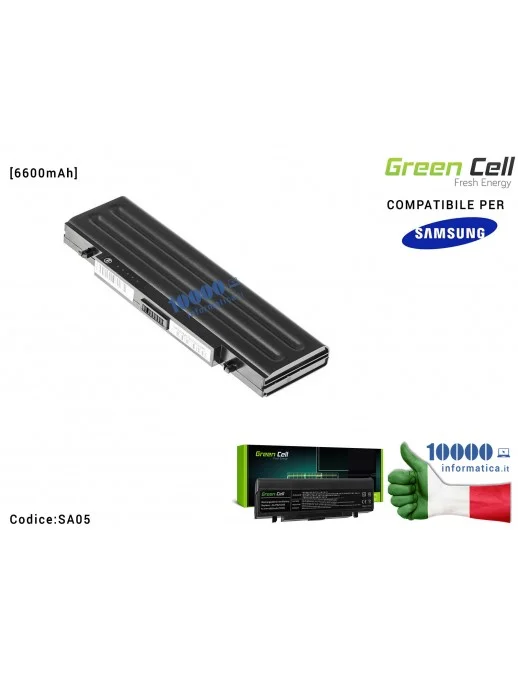 SA05 Batteria AA-PB6NC6B/E Green Cell Compatibile per SAMSUNG NP-P500 NP-R505 NP-R610 NP-SA11 NP-R510 NP-R700 NP-R560 NP-R509...
