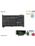 HP122 Batteria RR03XL Green Cell Compatibile per HP ProBook 430 G4 G5 440 G4 G5 450 G4 G5 455 G4 G5 470 G4 G5 [4000mAh]