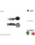 821-00912-A/N Tasto Home [NERO] Pulsante Centrale APPLE iPhone 7 7G (A1660) (A1778) (A1779) Flex Cable Ribbon Button [NO TOUC...